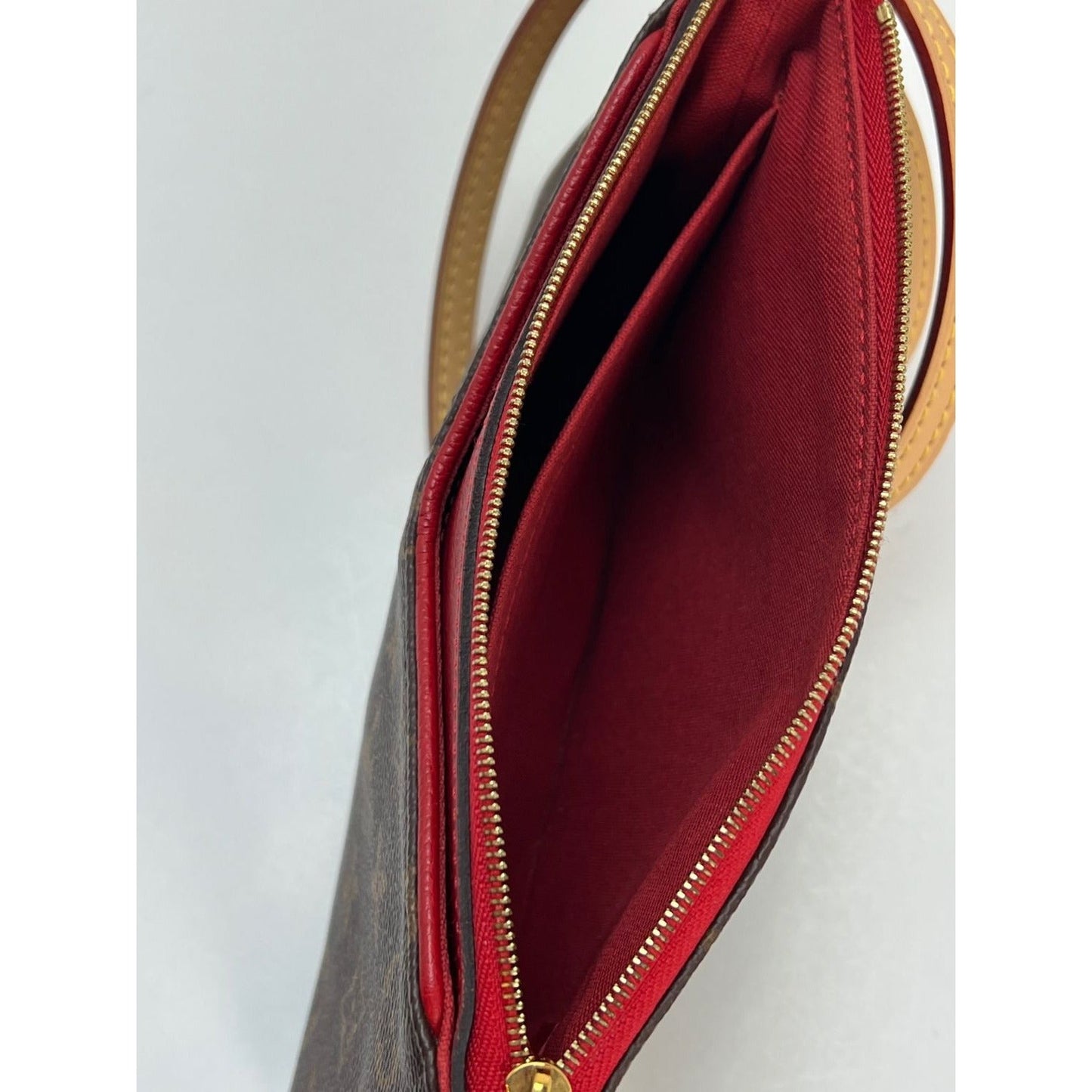 LOUIS VUITTON Pallas Monogram Clutch Cherry Crossbody