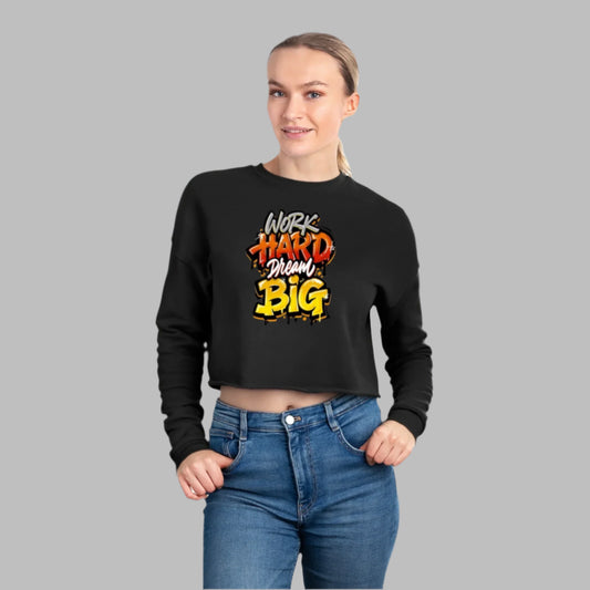 Customizable Women's Cropped Sweatshirt