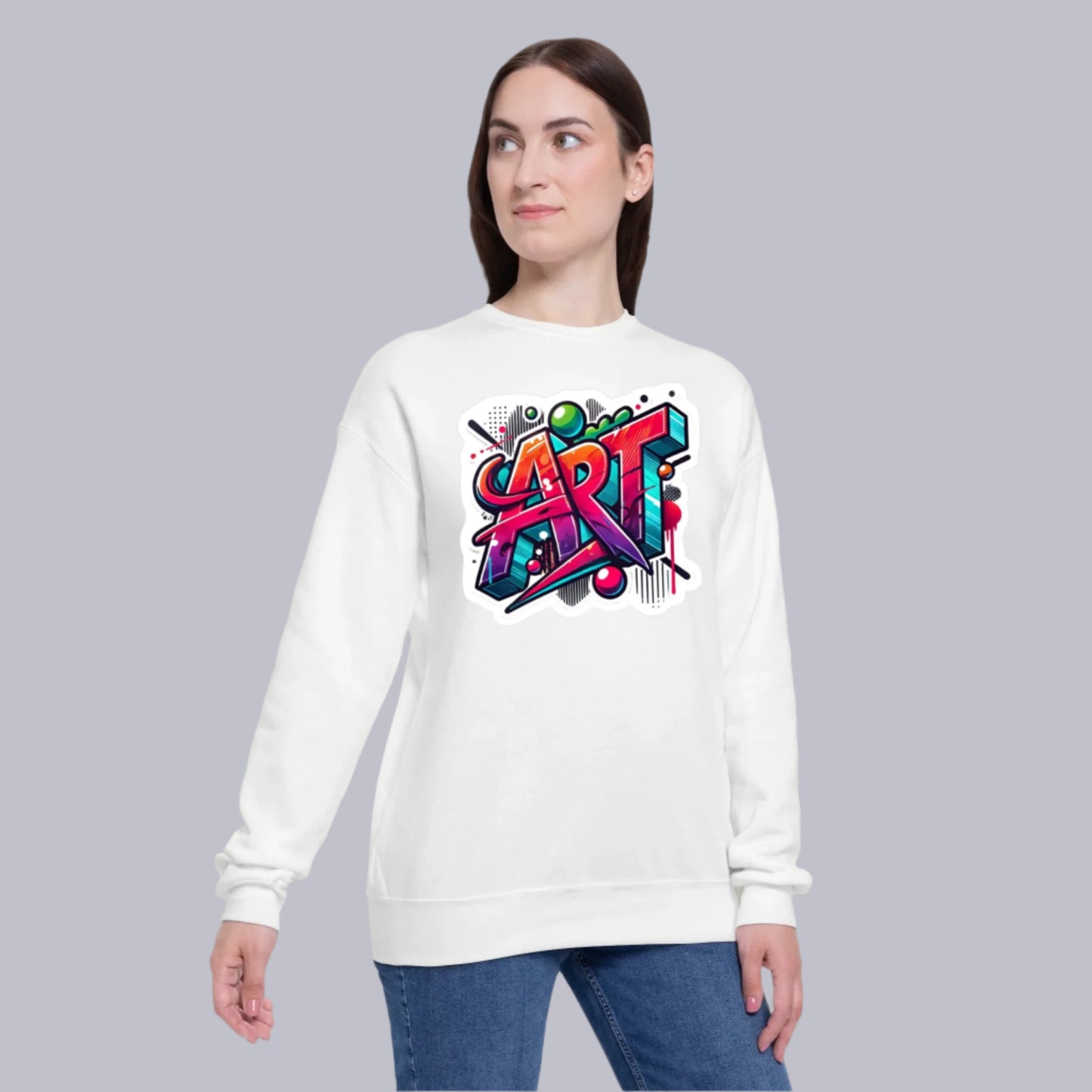 Customizable Unisex Drop Shoulder Sweatshirt