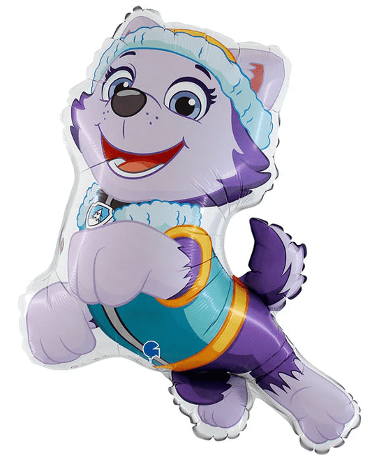 Licensed 33" Paw Patrol Everest Foil Balloon– Party Decoration for Kids’ Birthday, Paw Patrol Theme