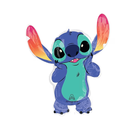 Licensed Stitch/Blue Alien Foil Balloon – Character Birthday Party