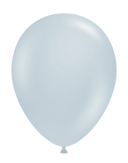 Premium Fog Gray Latex Balloon Cluster (5", 11” and 17”)