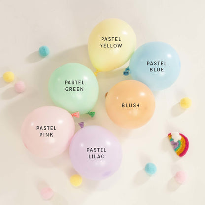 Premium Pastel Blue Latex Balloon Cluster (5", 11” and 17”)