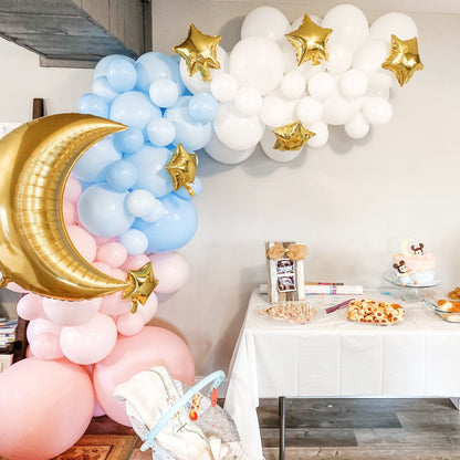 Premium Pastel Blue Latex Balloon Cluster (5", 11” and 17”)