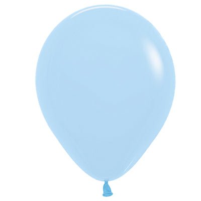 Premium Pastel Blue Latex Balloon Cluster (5", 11” and 17”)