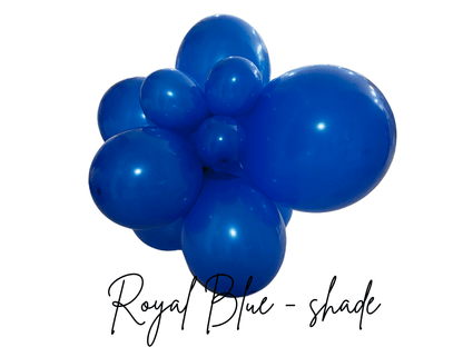 Premium Royal Blue Latex Balloon Cluster (5", 11” and 17”)