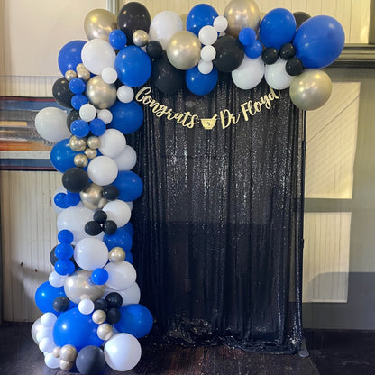 Premium Royal Blue Latex Balloon Cluster (5", 11” and 17”)