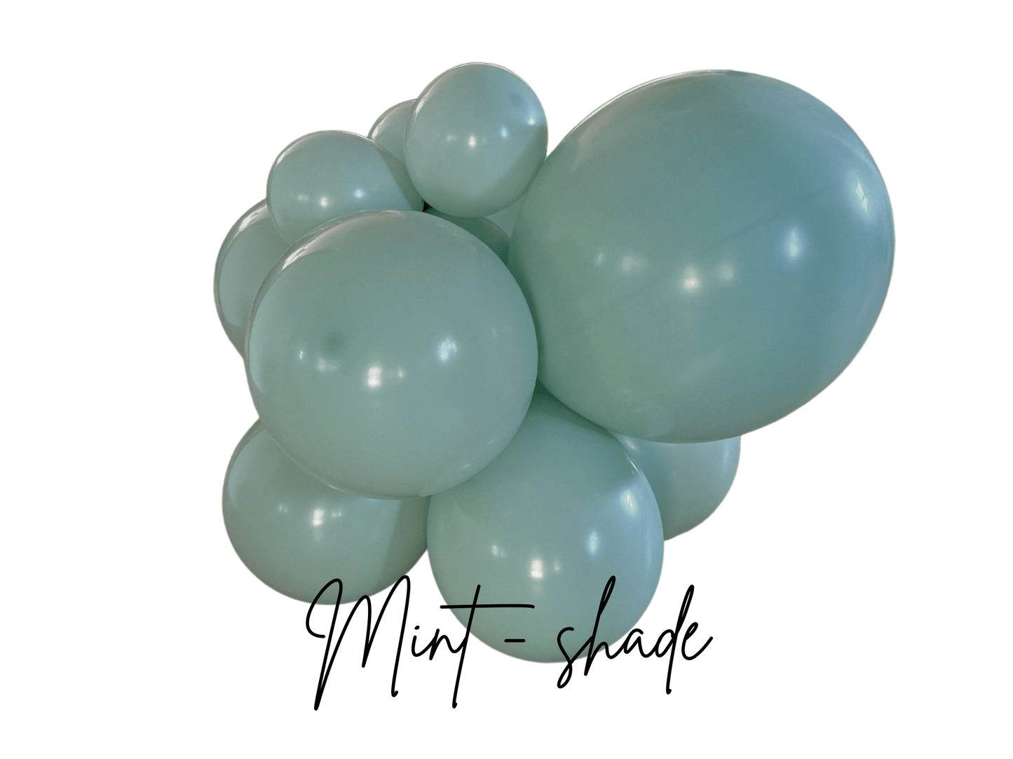 Premium Sea Glass Latex Balloon Cluster (5", 11”, and 17)