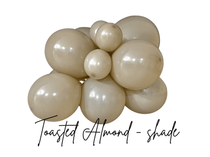 Premium Toasted Almond Latex Balloon Cluster (5", 11” and 17”)