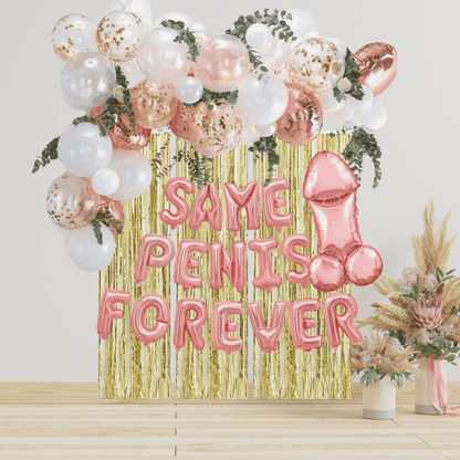 Rose Gold 40" Penis Balloon
